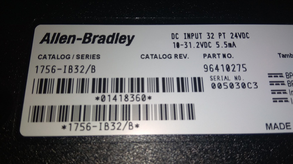 Allen Bradley Input Output Module