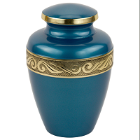 Gold Pewter Ravella Cremation Urn