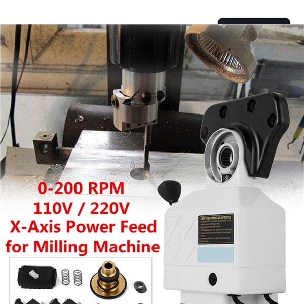 Power Feed X-axis 150 Lbs Torque For Milling Machine - 110v