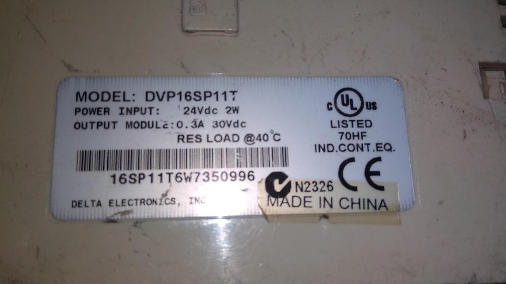 Delta Cpu Dvp16sp11t