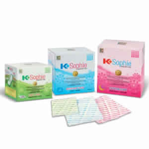 White K-Sophie Sanitary Pad (Day Use)