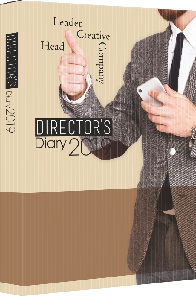 Director Diary - A4 Size 215x300 Mm, 16 Pages Of International Information With Full Page Month Cut And Daily Planning