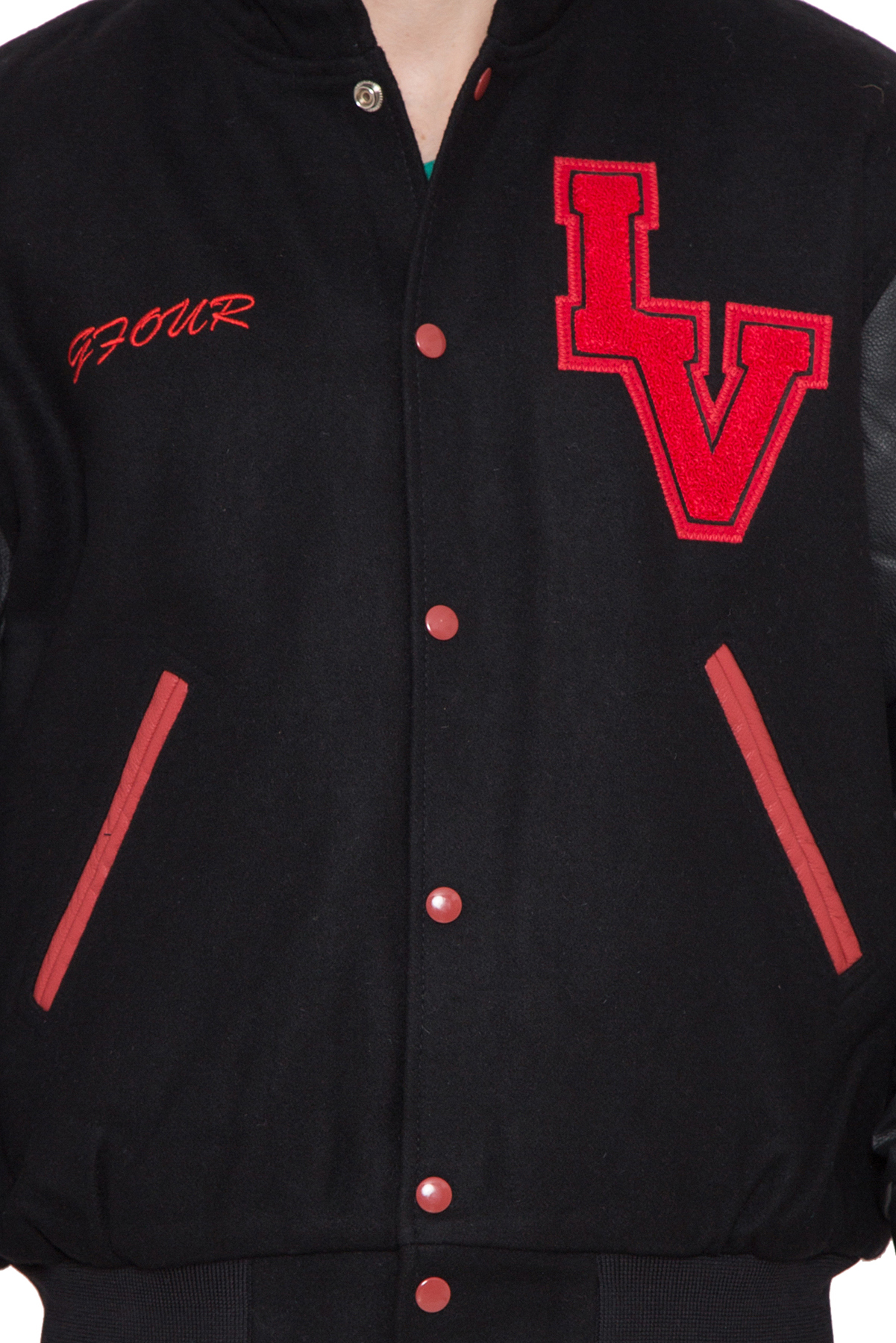 Black Customized Varsity Jacket