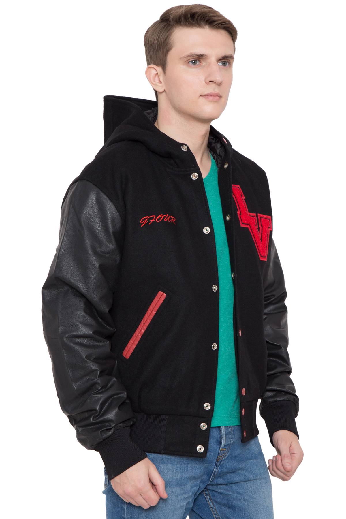 Black Customized Varsity Jacket