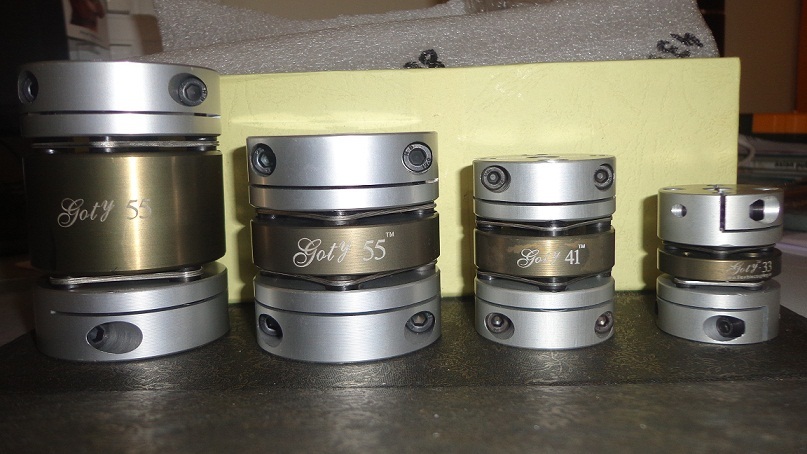 Flexible Beam Coupling - Aluminum Alloy, Inner Diameter 5-20mm, Outer Diameter 15-40mm, Bore 4-25mm, Round Shape, Disc Structure, Anodized Surface Treatment