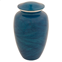 Silver Black Andromeda Urn For Ashes