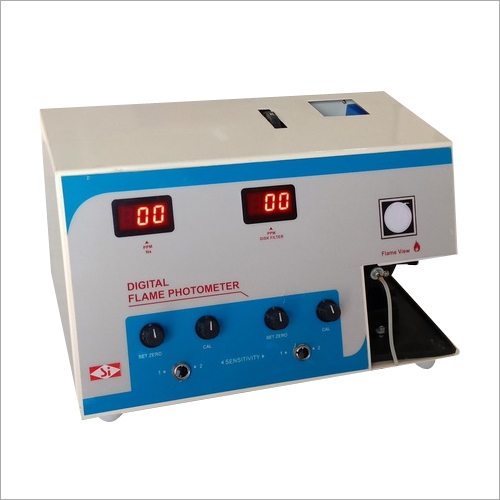 White Clinical Flame Photometer