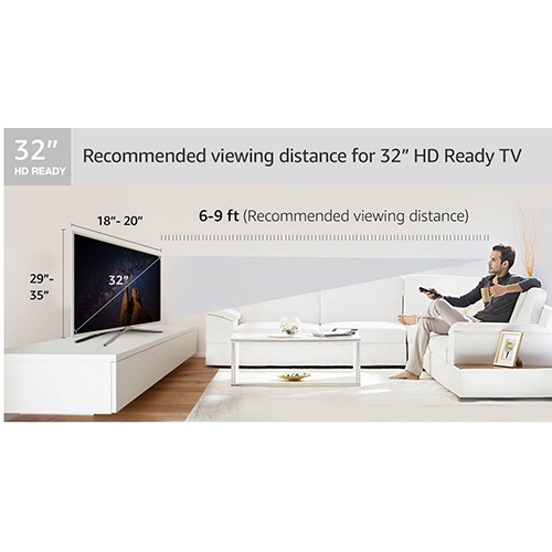 Black 32 Inches Smart Fhd Led Tv