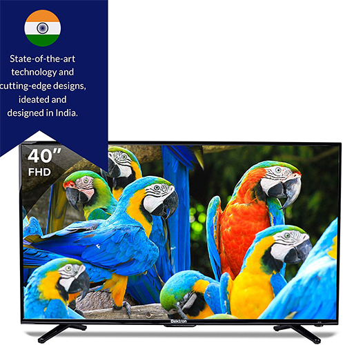 Black Dektron 40 Inches Fhd Led Tv