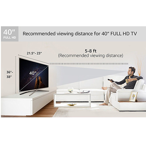 Black Dektron 40 Inches Fhd Led Tv