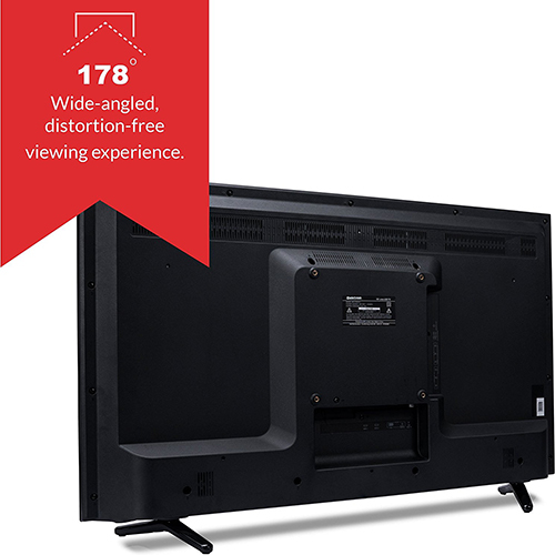 Black Dektron 40 Inches Fhd Led Tv