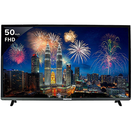 Black Dektron 50 Inches Fhd Led Tv