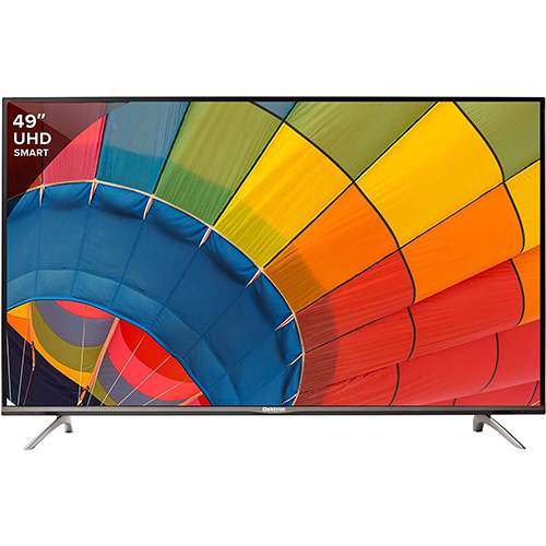 Dektron - 49 Inch 4k Uhd Smart Led Tv | Black Color, 50hz Frequency, 3840 X 2160 Resolution, Wide Screen Support