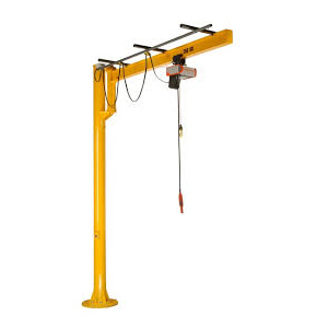Jib Crane - Best Quality Material, Horizontal Boom with Pivoting Vertical Column | Emergency Stop, Overload Protection, Fixed Arc, Low Noise, High Load Capacity