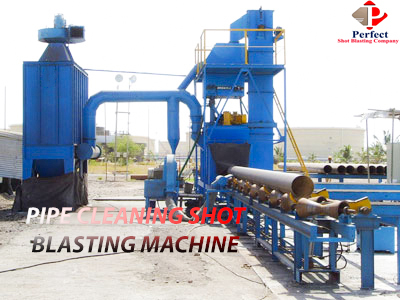 Pipe Cleaning Airless Shot Blasting Machine - Pneumatic Power Source, Control Panel, Dust Collector | Customized Colors, 12 Months Warranty, 2 Nos. Electric Motors