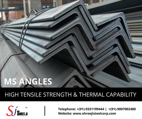 Iron Angle - 12ft Length, 3-12mm Thickness | IS 2062 Mild Steel Alloy for Construction Applications