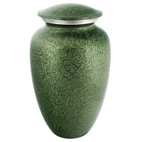 Silver Marbled Blue Cremation Urn