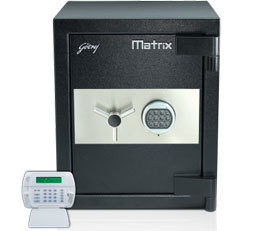 आई-वार्न के साथ गोदरेज मैट्रिक्स इलेक्ट्रॉनिक सेफ