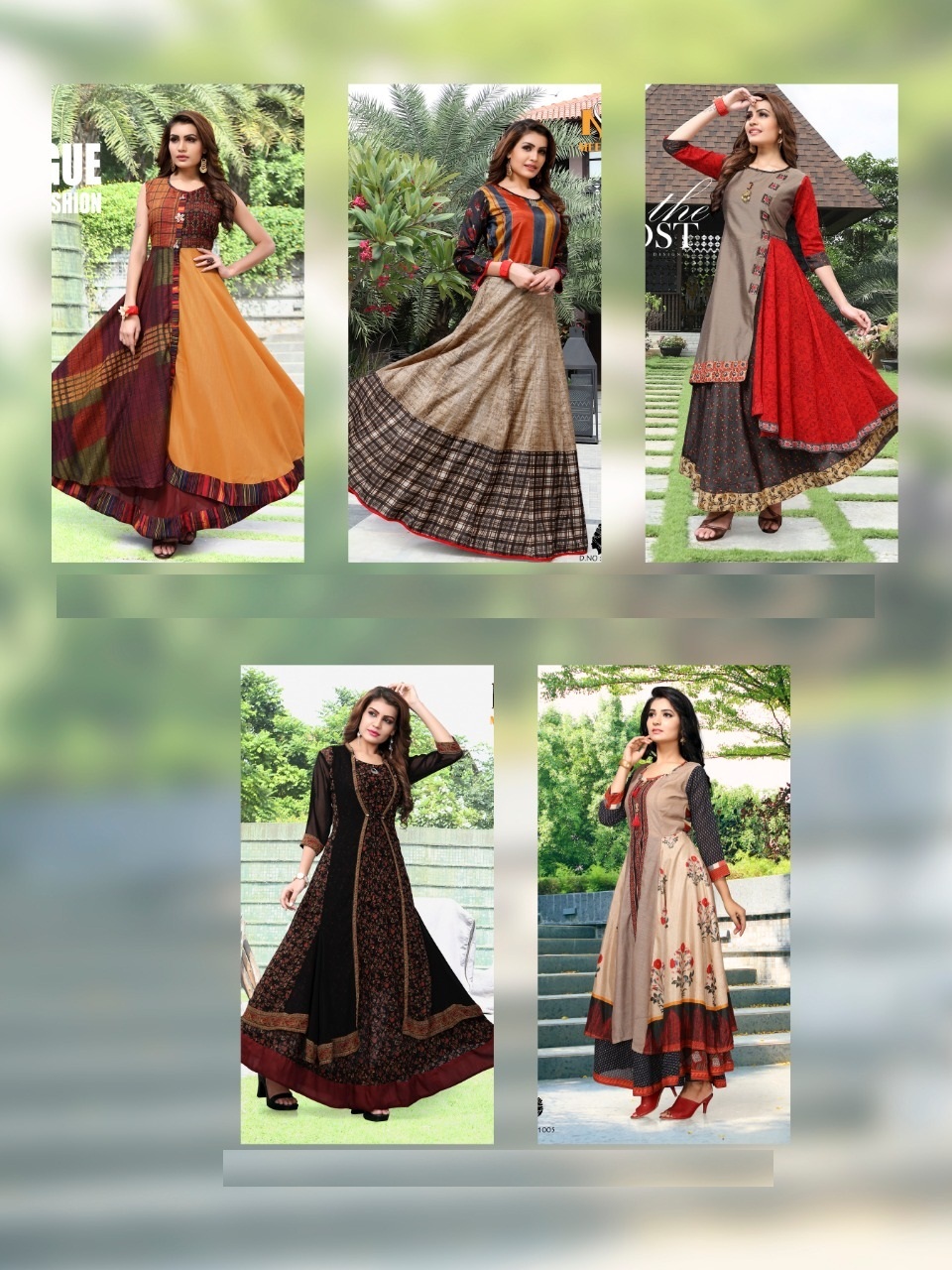 Georgette Kurtis Bust Size: 36 To 44 Up Inch (In)