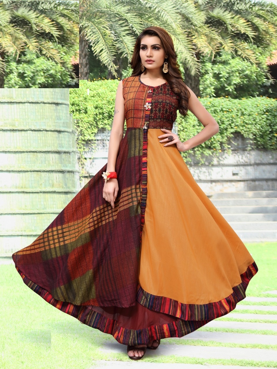 Georgette Kurtis Bust Size: 36 To 44 Up Inch (In)