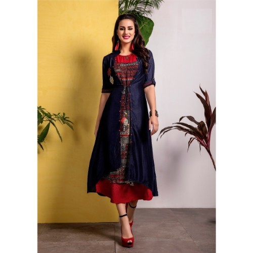 Designer Ledies Kurti Bust Size: 36 To 44 Up Inch (In)