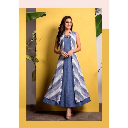 Designer Ledies Kurti Bust Size: 36 To 44 Up Inch (In)