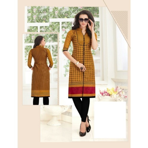 Block Print Kurti Bust Size: 36 To 44 Up