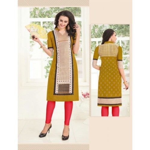 Block Print Kurti Bust Size: 36 To 44 Up