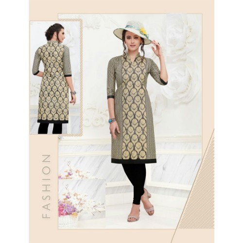 Block Print Kurti Bust Size: 36 To 44 Up