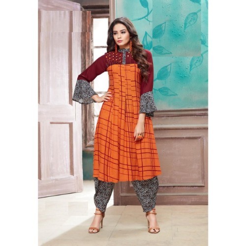 Printed Kurtis Bust Size: 33 To 44 Up Inch (In)