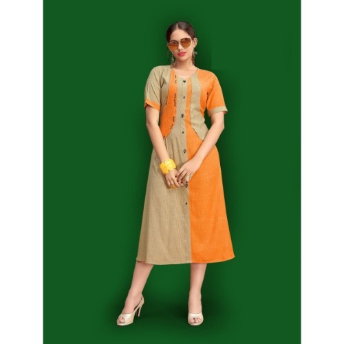 Embroidered Kurti - Rayon Fabric, Length 40-49 Inches, Bust Size 33-44 Inches | Alluring Design, Perfect Fit, 3-4th Sleeve Style, Versatile For Any Season
