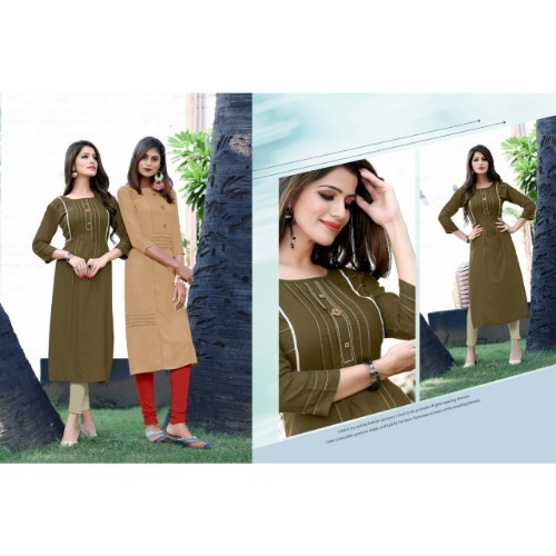 Silk Kurtis Bust Size: 33 To 44 Up Inch (In)