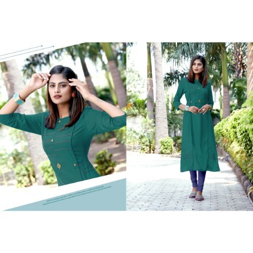 Silk Kurtis Bust Size: 33 To 44 Up Inch (In)
