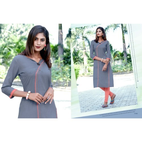 Silk Kurtis Bust Size: 33 To 44 Up Inch (In)
