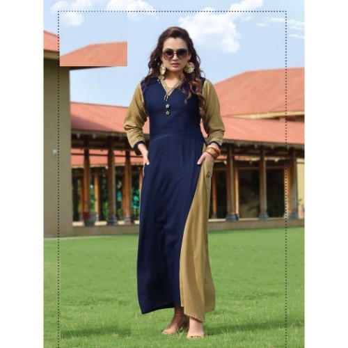 Western Kurtis Bust Size: 33 To 44 Up Inch (In)