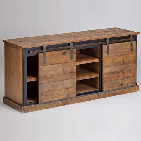 Smooth Finishing Console With Mango Wood Drawers