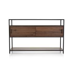 Smooth Finishing Console With Mango Wood Drawers