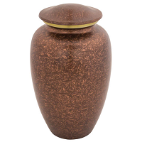 Shiny Blue Soaring Cremation Urn