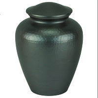 सिल्वर एलीट हैमरेड पर्ल ग्रे श्मशान कलश