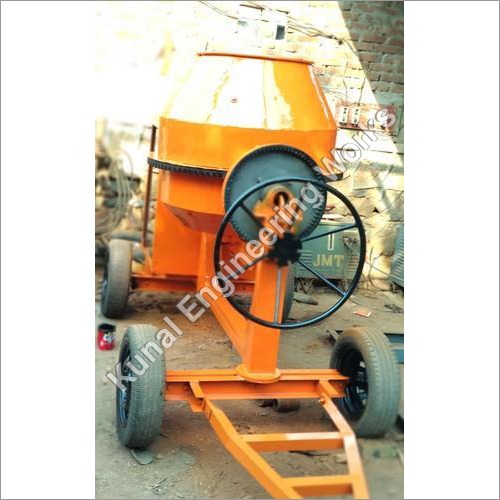 Concrete Mixer Machine - Diesel Engine, 04 Wheels, Portable | Automatic Operation, Corrosion Resistant, High Functional Efficiency, Robust Design