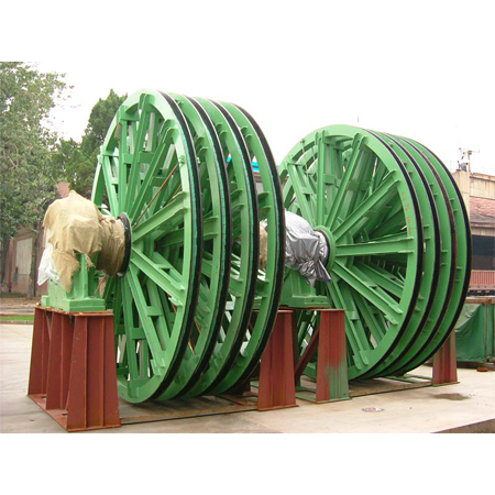 Cast Heat Treatment Mine Winder Wheel