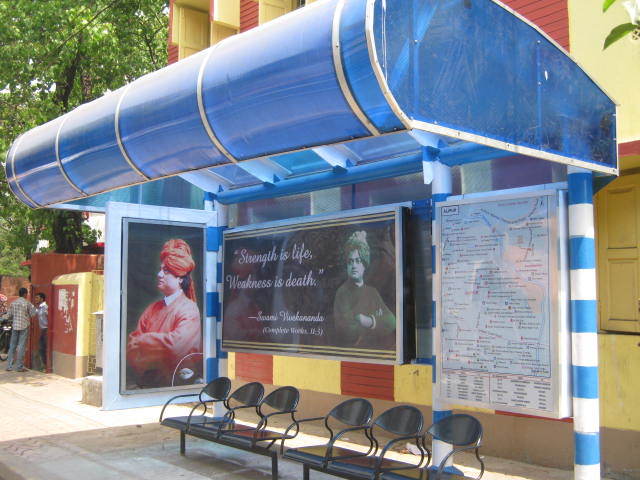Prefabricated Bus Stand - Steel Roof, Steel Walls, Five Doors, Tile Floor | Durable, Low Maintenance, Weather-resistant, Customizable Solutions