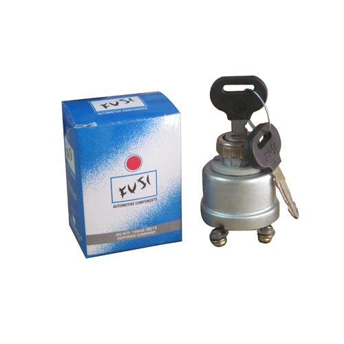 Ignition Switch - Metal, 20-80 Grams | Silver Finish, Durable Design, Low Maintenance, Supports Multiple Automotive Electrical Loads
