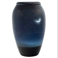 Multi-color Waves Cremation Urn For Ashes