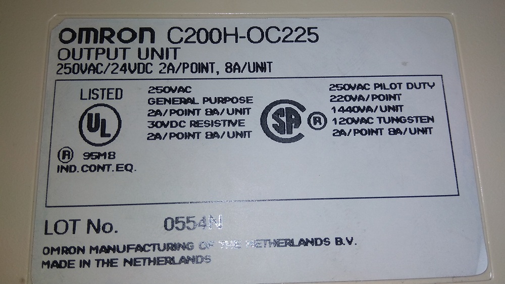 Omron Input/output Module
