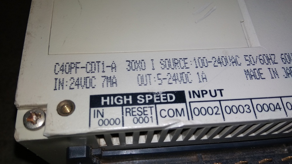 Omron C40pf-cdt1-a Plc
