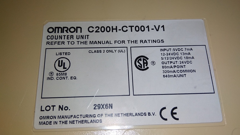 Omron Input/output Module