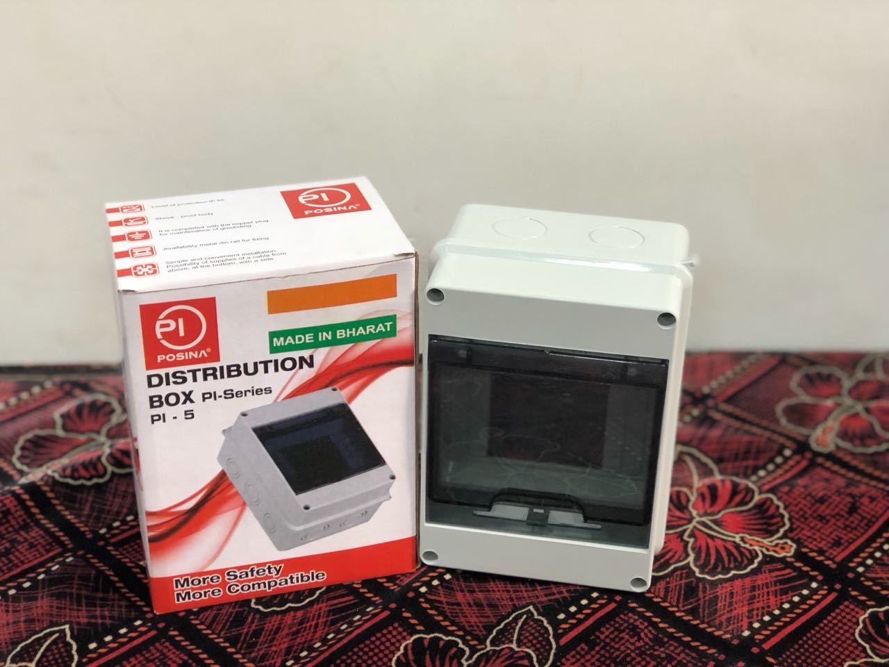 Gray Mcb Distribution Box Ip65