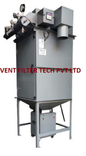 Pulse Jet Dust Extractor - Custom Material, Design-Specific Dimensions | Automated, Semi-Automatic, Manual Operation, Air Cooling System, 4 Week Processing Time