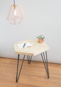 Reclaimed Wood Side Table - 10x12 Cm, Natural Finish | Antique Aesthetic, Smooth Glossy Surface, No Assembly Required
